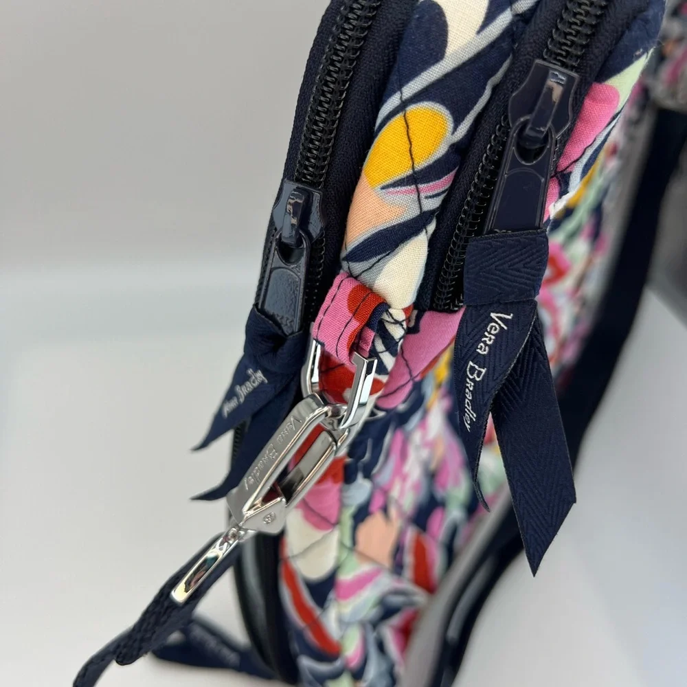 Vera Bradley Mod Paisley Laptop Workstation Crossbody Bag